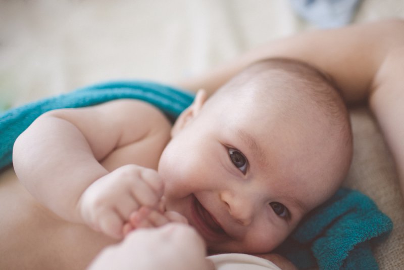 Extended Breastfeeding smiling babyinfo