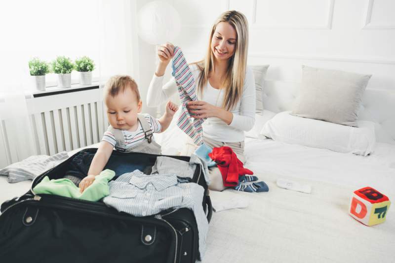 Travelling_overseas_with_an_infant_packing_bags_babyinfo